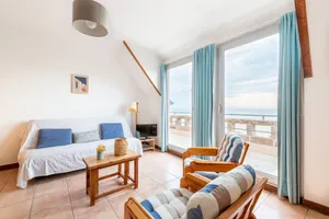 Image of Studio avec grande terrasse et vue mer pour 3 pers