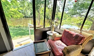 Image of Serendipity Lakehouse with dock, canoes and kayaks  plus we are pet friendly!