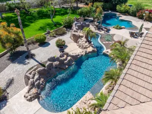 Image of Peoria 2 Pool House Events. 5 bdrm, heated pool. waterfalls, grass acre