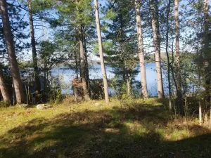 Image of Lakefront Camp and Boat House on Upper Lake Chateaugay