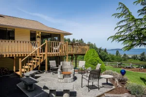 Image of Spacious view home that captures the serenity and beauty of Lopez Island