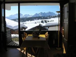 Image of Les Saisies - Spacious Savoyard studio - south-facing terrace