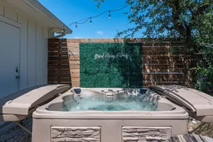 Image of The Roost Farmhaus on 20 acres, hill country view, firepit, swimming hole