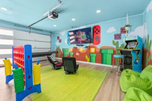 Image of GAME ROOM! Hot Tub+Stock Tank Pool+Fire pit