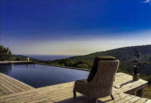 Image of Bergeries corses swimming pool sea view near beach
