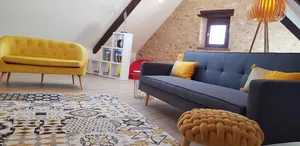 Image of Typical renovated house in the center of a village