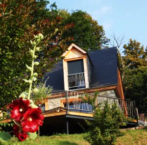 Image of Pyrenean barn of charm.