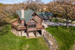 Image of Stunning Log Cabin Getaway Near Lake Beulah *Pool Table*Grill