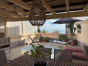 Image of Beautiful Flat With Terrace in Front of the Beach