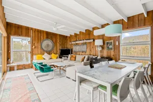 Image of Beach vacation with deck, gas grill, hot outdoor shower, kitchen, & washer\/dryer