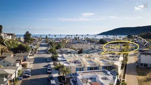 Image of Luxury Avila Beach Condo,  roof top patio = couch, heater, fire pit & hot tub.