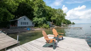 Image of Sheldrake Solitude: \"Simple and Private on Cayuga Lake