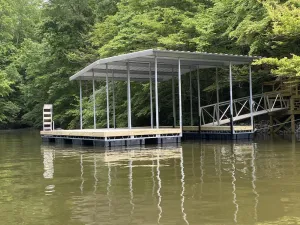 Image of NEW 2021 Tims Ford Lake Home -  Private covered dock - Hot Tub