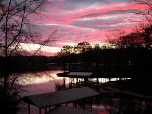 Image of FALL COLOR cruise or Fish on Suntracker Pontoon Fishing Barge!