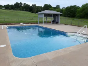Image of Country lake retreat with Pool and Boat Dock!\nCozy + food/attractions nearby!