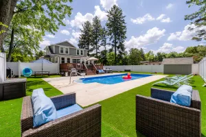 Image of Summer Weeks Available!! New Buffalo Home With Private Heated Pool and Hot Tub!