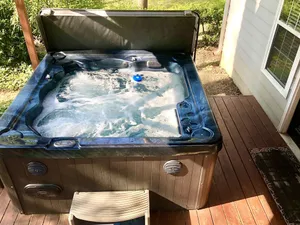 Image of Luxurious Private Studio Get-away w\/ Hot Tub, Koi Pond & Fire Pit!