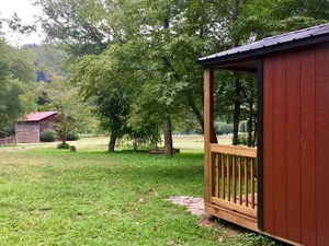 Image of Tiny cabin by the creek