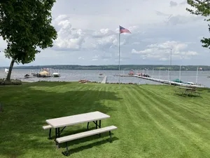Image of Beautiful Lakefront Cottage with Dock