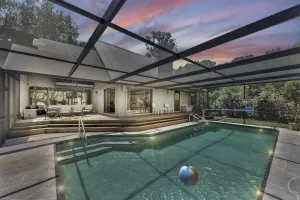 Image of Frank Lloyd Wright inspired! Lake Lotela! Heated Salt Water pool\/Game Room!