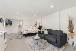 Image of Comfy Studio with Shared Backyard near Racecourse