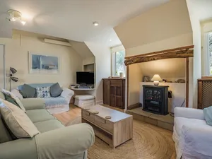 Image of Branscombe beach is only 1½ miles away and the Jurassic Coast is nearby.