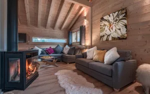 Image of Chalet Vorlaz is a luxury ski chalet with hot tub