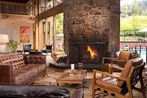 Image of Western Guest Room + Balcony | Hot Tub Access