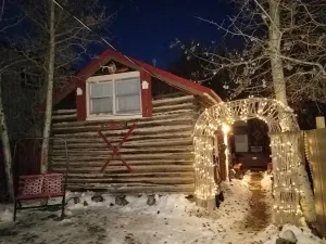 Image of A Little Cabin with Hot Tub in Red Lodge, Montana.