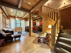 Image of Cozy Winter Hideaway Near Sugarloaf Mountain with Ski Shuttle Access