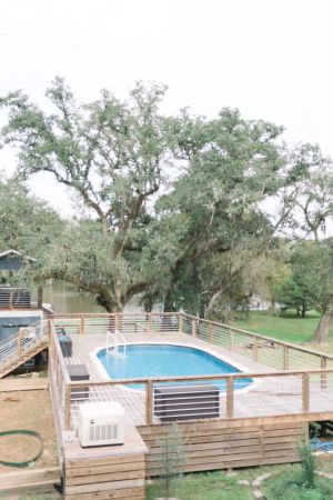 Image of Studio style top floor apartment on the Mermentau River with pool and river view