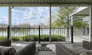 Image of Lakefront Getaway with Game Room and Theater Seating