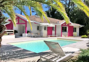 Image of Luxury villa on Seignosse golf course, heated swimming pool, 2 terraces: golf & swimming pool