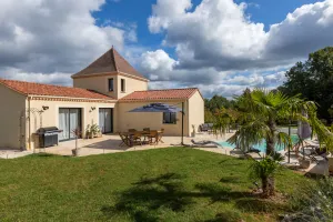 Image of La Soara, modern French style home with private heated swimming pool