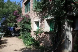 Image of PORTO VILLA traditional pink granite, sea view tower and mountain