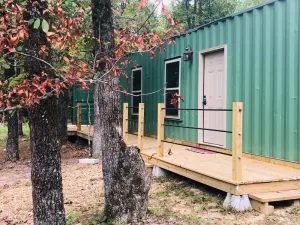 Image of Rustic Cove Container  ~ unique quirky tiny house ~ Fast Wi-Fi