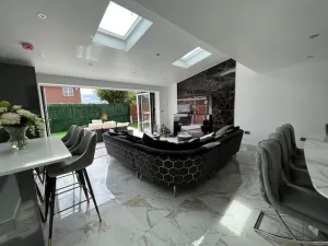 Image of Luxury Birmingham 4 bedroom family home with hot tub, games room and parking