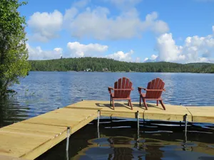 Image of Four season Adirondack home on Lake Colby - Saranac Lake