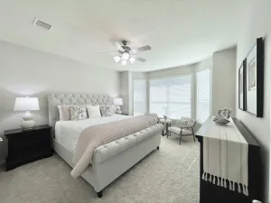 Image of Stylish Brick Family Home with Theater Room