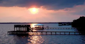 Image of Bay Tree Lake Waterfront Home near White Lake NC sleeps 12