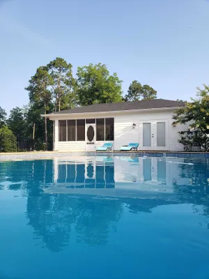 Image of Charming Beach-Themed Studio Apartment in Doerun, GA with Private Pool