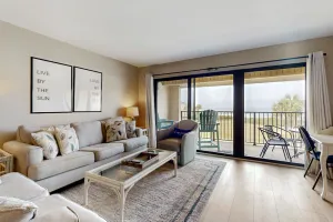 Image of Dreamy Beach Gem W\/ Shared Pool, Private Balcony, Water Views & Fast WiFi