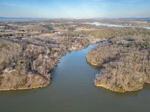 Image of Waterfront with Hot tub and Dock, across from State Park boat Launch