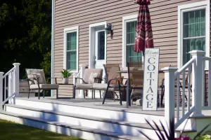 Image of The Beach House: 8 min walk to Misquamicut, sleeps 5, beach parking\/walk on pass