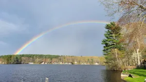 Image of Cozy lake cottage. Bring your boat.  New dock at cottage.