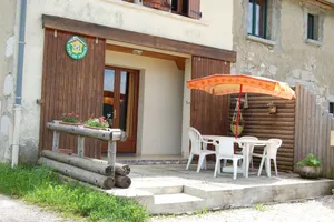 Image of gite de France in old farm park of Haut Jura