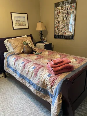 Image of Quiet restful nights. Two bedroom.  1bath