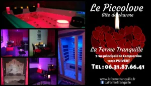 Image of \"PICCOLOVE\" GÎTE Romantic Cottage with Sauna And Private Spa