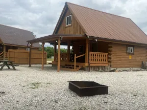 Image of Yellow Banks Log Cabin With Waterfront Views