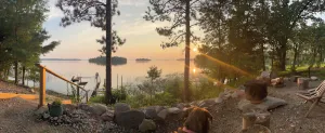 Image of Gorgeous Views, Fishing at Private Cabin on Pelican Lake, Orr MN